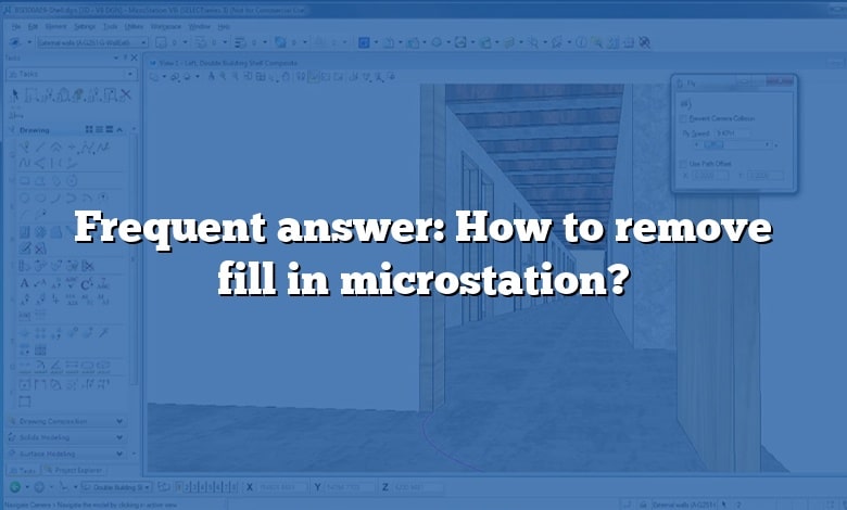 Frequent answer: How to remove fill in microstation?