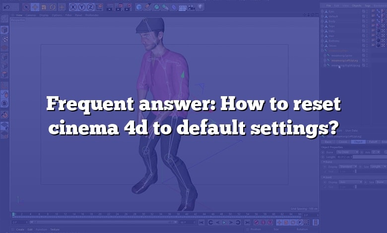 Frequent answer: How to reset cinema 4d to default settings?