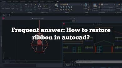 Frequent answer: How to restore ribbon in autocad?