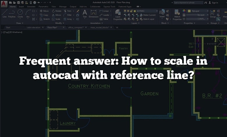 Frequent answer: How to scale in autocad with reference line?