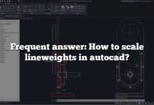 Frequent answer: How to scale lineweights in autocad?