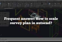 Frequent answer: How to scale survey plan in autocad?
