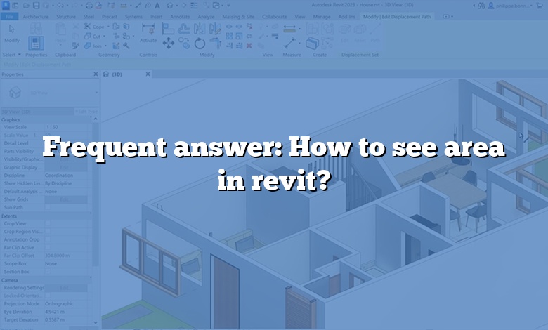 Frequent answer: How to see area in revit?