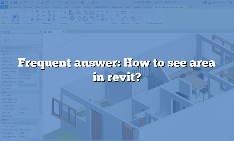 Frequent answer: How to see area in revit?