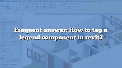 Frequent answer: How to tag a legend component in revit?