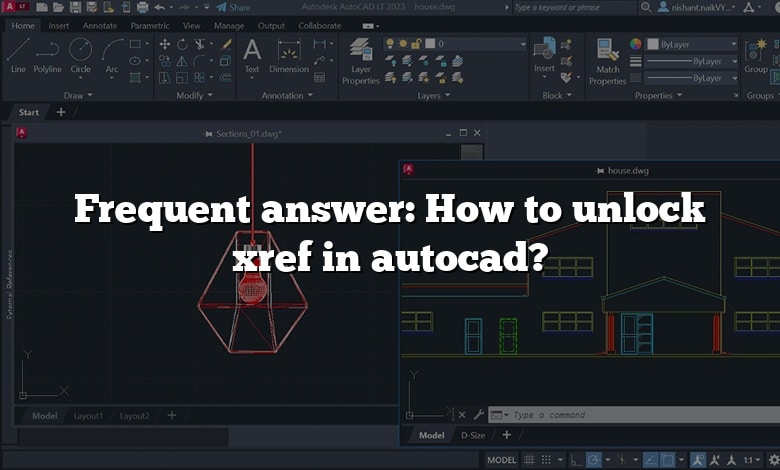 Frequent answer: How to unlock xref in autocad?