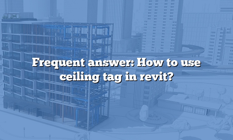Frequent answer: How to use ceiling tag in revit?