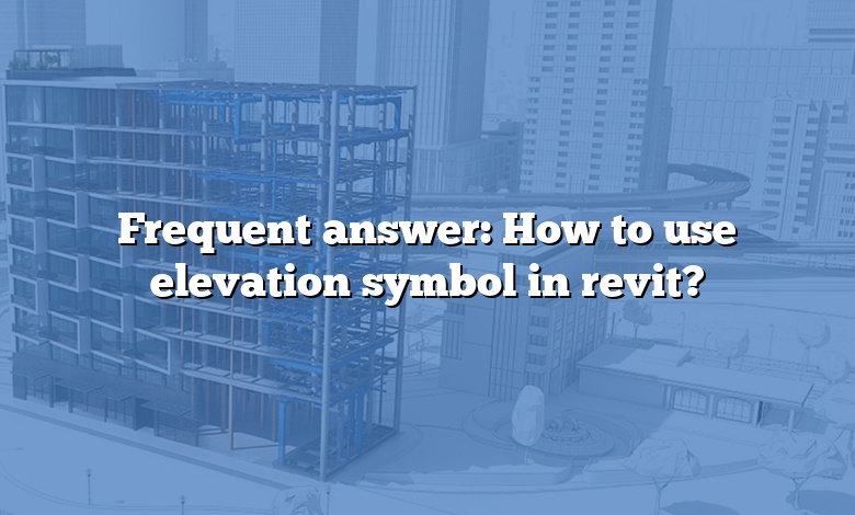 Frequent answer: How to use elevation symbol in revit?