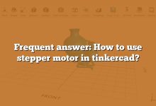 Frequent answer: How to use stepper motor in tinkercad?