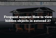 Frequent answer: How to view hidden objects in autocad 2?