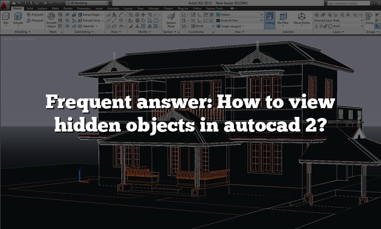 Frequent answer: How to view hidden objects in autocad 2?