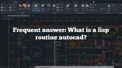 Frequent answer: What is a lisp routine autocad?