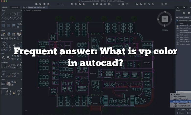 Frequent answer: What is vp color in autocad?