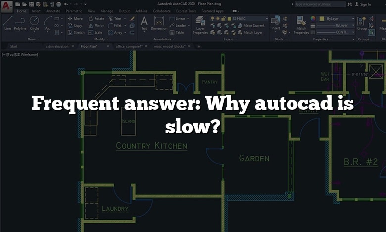 Frequent answer: Why autocad is slow?