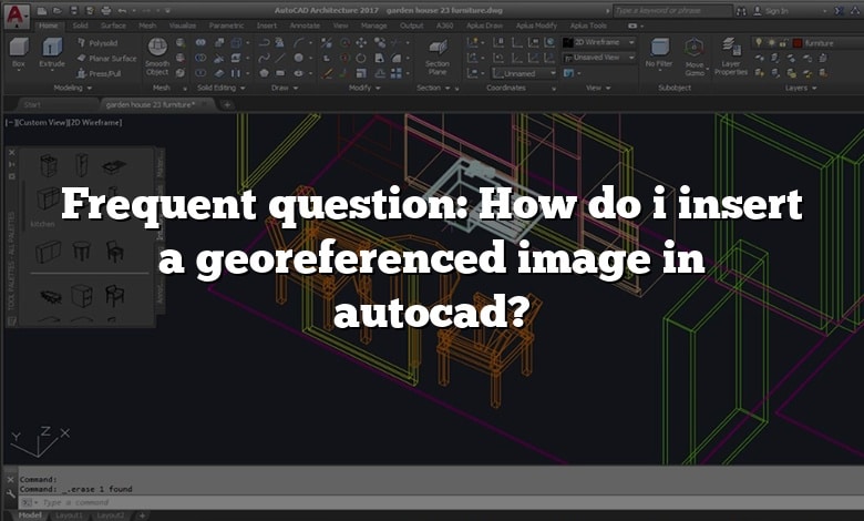 Frequent question: How do i insert a georeferenced image in autocad?