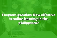 Frequent question: How effective is online learning in the philippines?