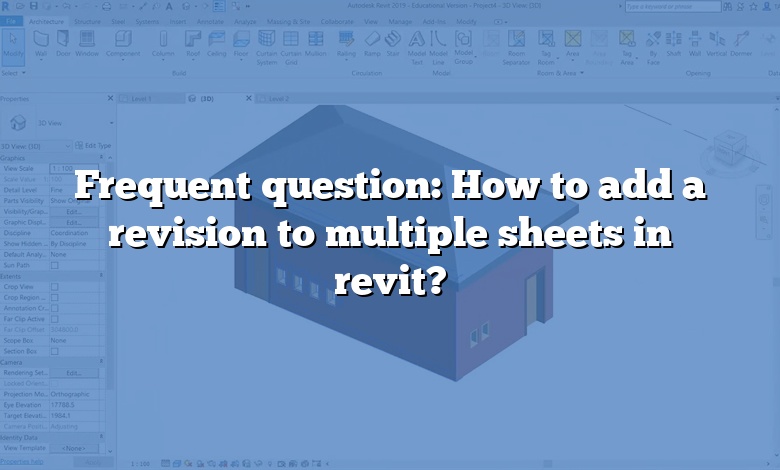 Frequent question: How to add a revision to multiple sheets in revit?
