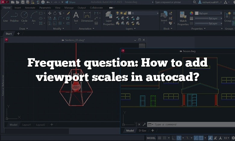 Frequent question: How to add viewport scales in autocad?
