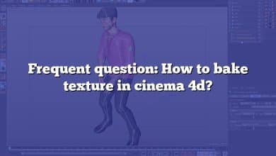 Frequent question: How to bake texture in cinema 4d?