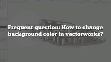 Frequent question: How to change background color in vectorworks?