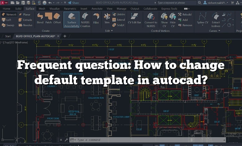 Frequent question: How to change default template in autocad?