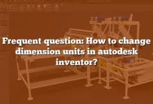Frequent question: How to change dimension units in autodesk inventor?