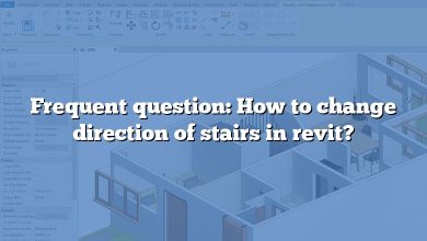 Frequent question: How to change direction of stairs in revit?