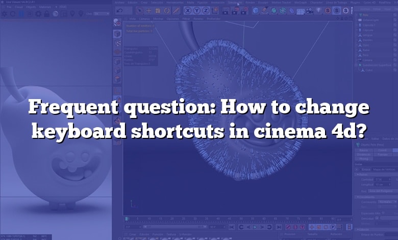 Frequent question: How to change keyboard shortcuts in cinema 4d?