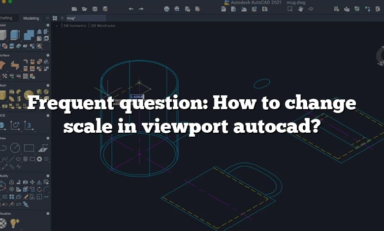 Frequent question: How to change scale in viewport autocad?