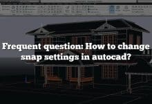 Frequent question: How to change snap settings in autocad?