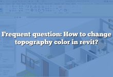 Frequent question: How to change topography color in revit?