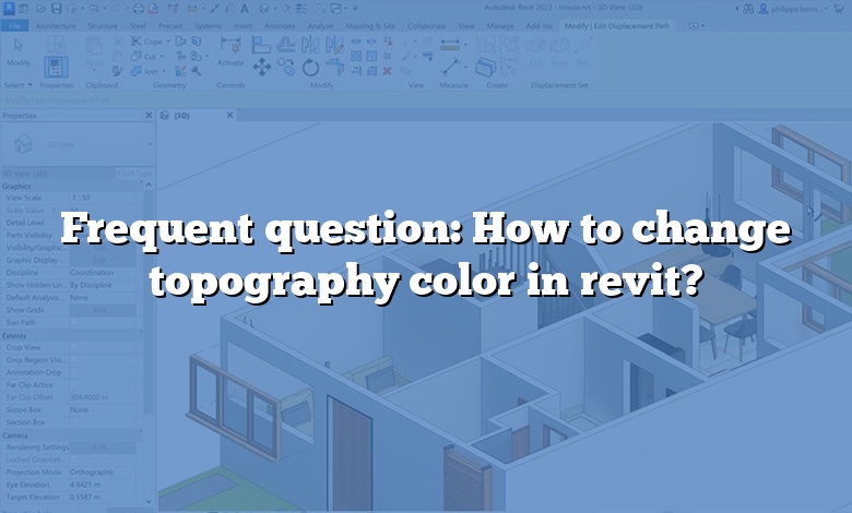 Frequent question: How to change topography color in revit?