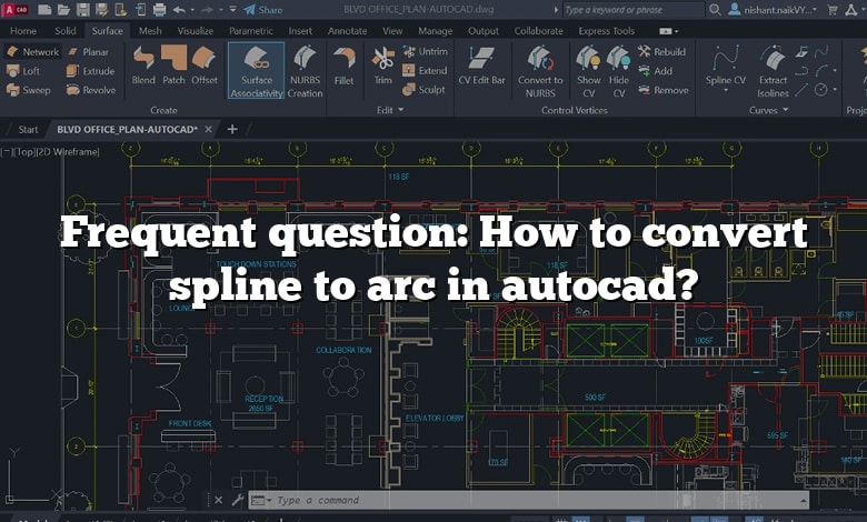 Frequent question: How to convert spline to arc in autocad?