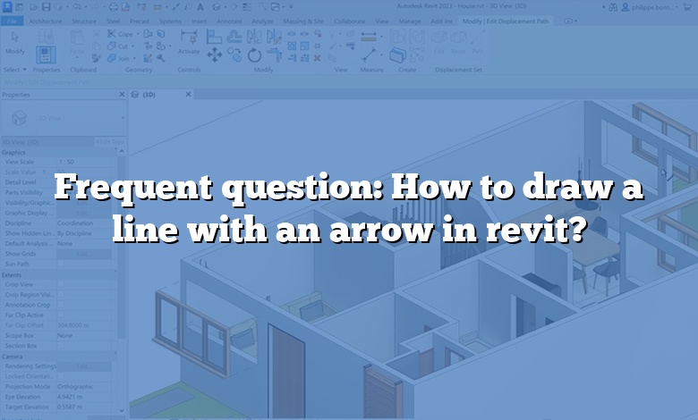 Frequent question: How to draw a line with an arrow in revit?