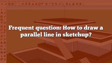 Frequent question: How to draw a parallel line in sketchup?