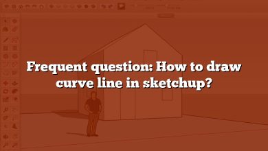 Frequent question: How to draw curve line in sketchup?