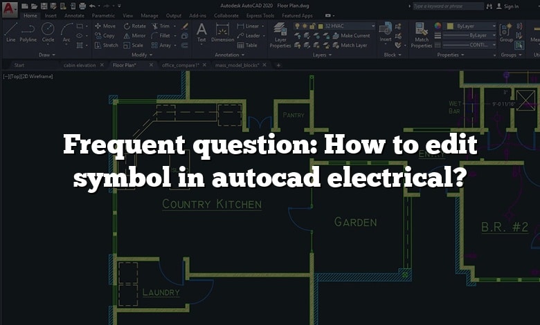 Frequent question: How to edit symbol in autocad electrical?
