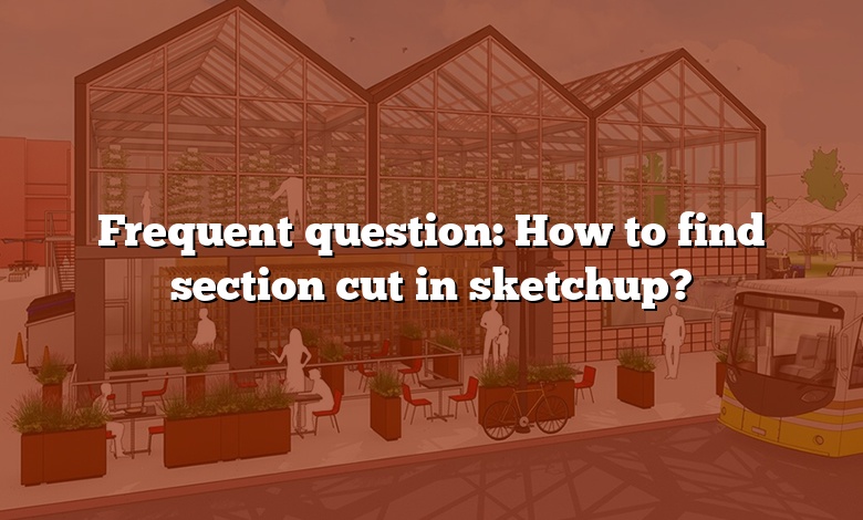 Frequent question: How to find section cut in sketchup?