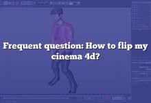 Frequent question: How to flip my cinema 4d?