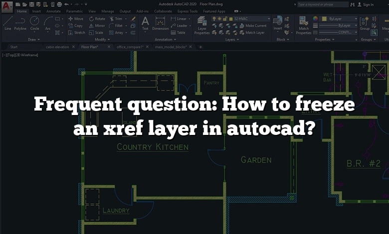 Frequent question: How to freeze an xref layer in autocad?