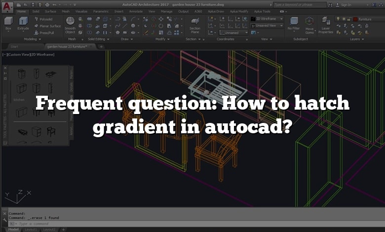Frequent question: How to hatch gradient in autocad?