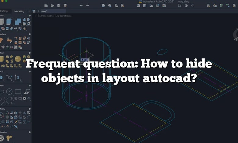 Frequent question: How to hide objects in layout autocad?
