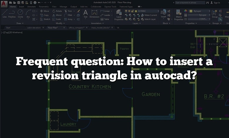Frequent question: How to insert a revision triangle in autocad?