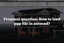 Frequent question: How to load pgp file in autocad?