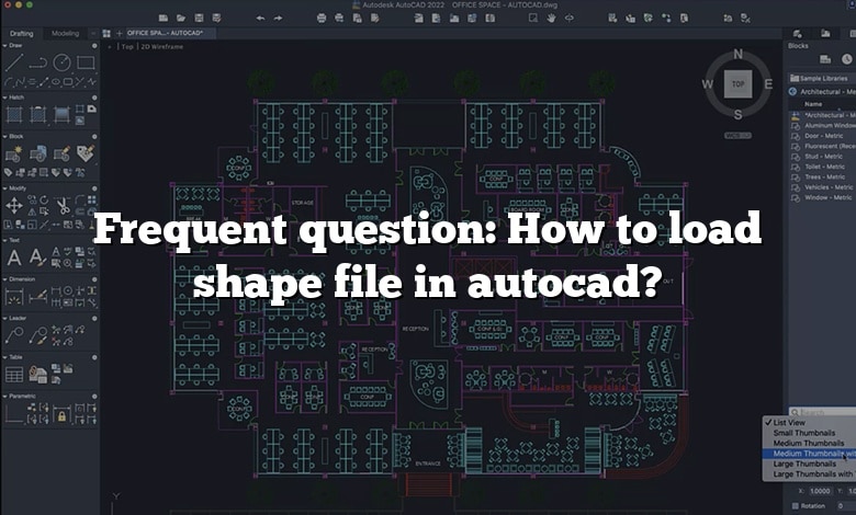 Frequent question: How to load shape file in autocad?