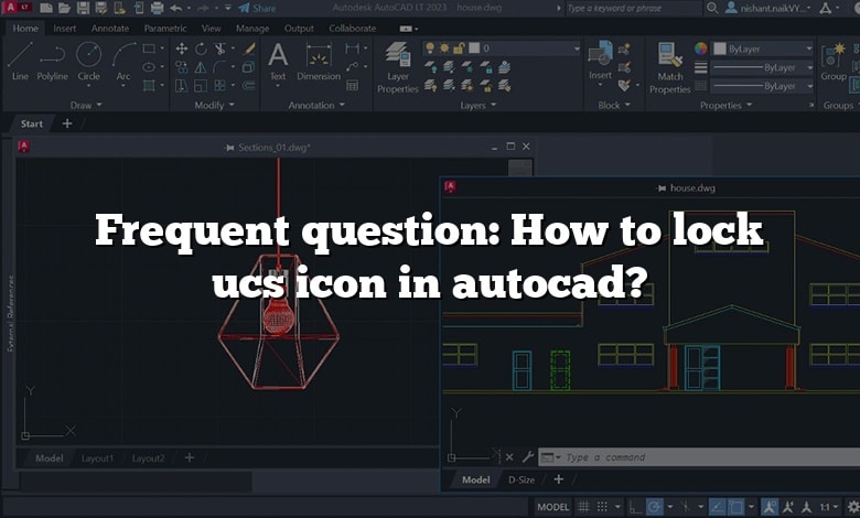 Frequent question: How to lock ucs icon in autocad?