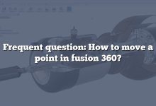 Frequent question: How to move a point in fusion 360?