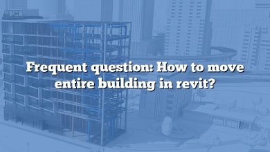 Frequent question: How to move entire building in revit?