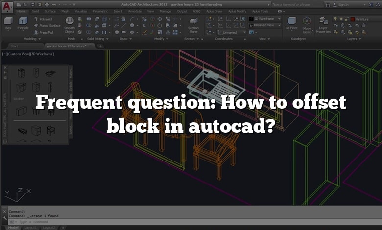 Frequent question: How to offset block in autocad?