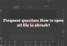 Frequent question: How to open ztl file in zbrush?